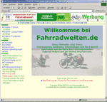 Abbildung der Webseite Fahrradwelten.de